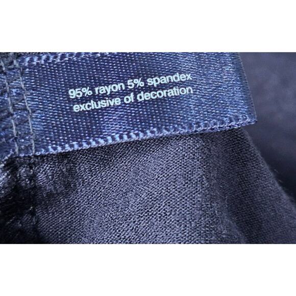 Eloquii Shirt 14w 16w Navy Blue Plus Size Top Work Blouse Office Chic Power - Picture 7 of 8